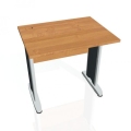 Pracovný stôl Cross, 80x75,5x60 cm, jelša/kov